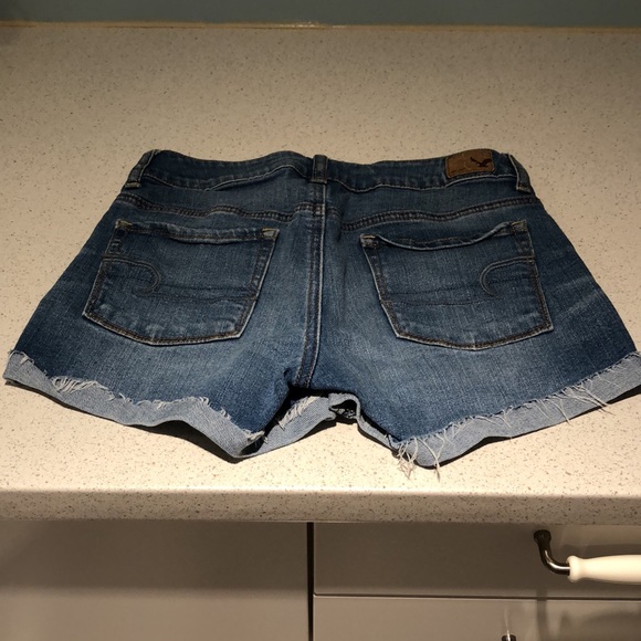 American Eagle Outfitters Stretch Denim Jean Shorts Size 4 - Picture 2 of 5